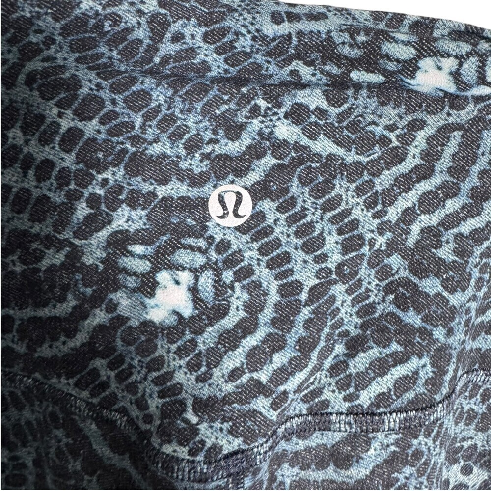 Lululemon Align High-Rise Pant 28" Indigo Lace Starlight Multi Size 6 Leggings - Picture 5 of 7